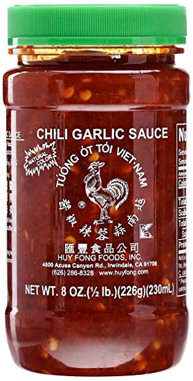 Huy Fong Chili Garlic Sauce, 8 oz, Set of 3