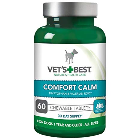 Vet's Best Comfort Calm Stress Relief Dog Supplements - 60 Tablets