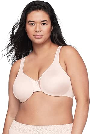 Warner's Women's Plus Size Signature Cushioned Support and Comfort Underwire Unlined Full-Coverage Bra 35002a