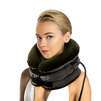 Swtroom Health Cervical Neck Traction Device – Instant Pain Relief for Chronic Neck and Shoulder Pain – Effective Alternate Pain Relieving Remedy，Brown