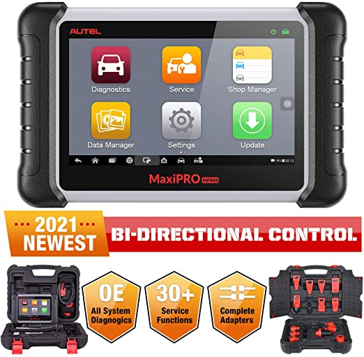 Autel MaxiPRO MP808K 2021 Newest Diagnostic Scan Tool,Bi-Directional Control, OE-Level Diagnostics, Injector Coding, SAS Calibration, EPB, BMS, DPF, Oil, ABS Bleed, Upgraded Version of MP808/DS808