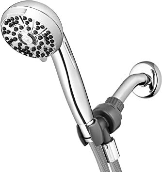 Waterpik PowerPulse Therapeutic Massage Hand Held Shower Head, Chrome, 1.8 GPM, XAS-643E