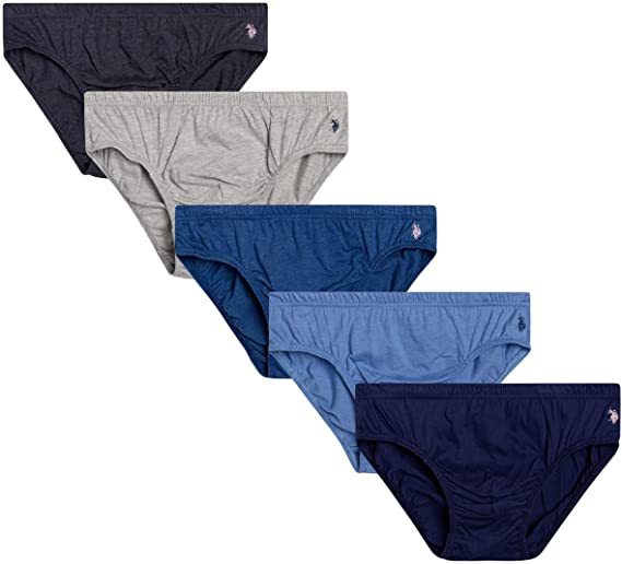 U.S. Polo Assn. Men's 5-Pack Low Rise Brief