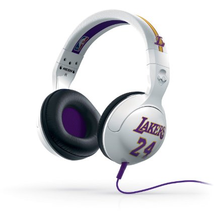 Skullcandy NBA Hesh 2.0 L.A. Lakers Kobe Bryant with Mic Sports Collection Wired Headphone - White / One Size