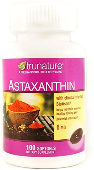 TruNature Astaxanthin 6 mg - 2 Bottles, 100 Softgels Each