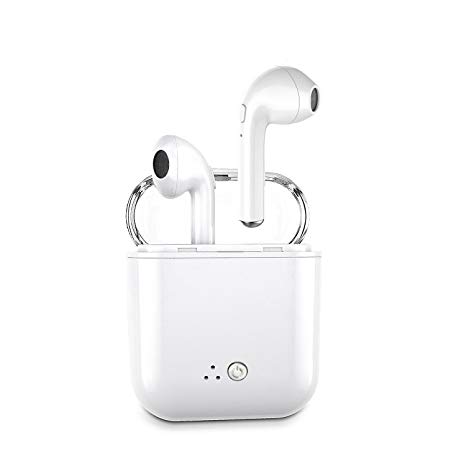 Bluetooth Headphones, Mini Wireless Sports Earphone Earbuds Stereo in-Ear Earpieces Earphones with Mic and Charging case Suitable for Most Bluetooth Devices, Smartphones