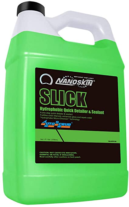 Nanoskin Slick Hydrophobic Quick Detailer & Sealant [NA-SLI128], 1 Gallons