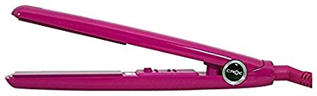 CROC Baby Professional Mini Travel Iron – Features 0.625 inch Ceramic Plates, a Hassle-Free Swivel Cord, and a Heat Proof Carrying Case – Heats Quickly to 430 Degrees – Fuchsia