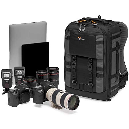 Lowepro Pro Trekker BP 350 AW II Backpack for Pro CSC/STD DSLR, Black/Dark Gray