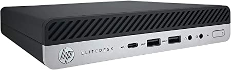 HP EliteDesk 800 G5 Mini Desktop Computer - 9th Gen Intel Core i7-9700T 8-Core Processor up to 4.30 GHz, 16GB DDR4 Memory, 256GB NVMe Solid State Drive, Intel UHD Graphics 630, Windows 10 Pro