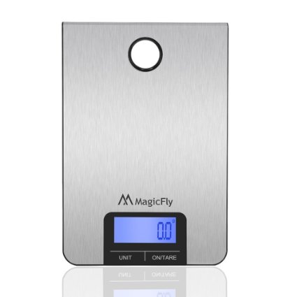 Magicfly Digital Stainless Kitchen Food Scale Precise to 01oz