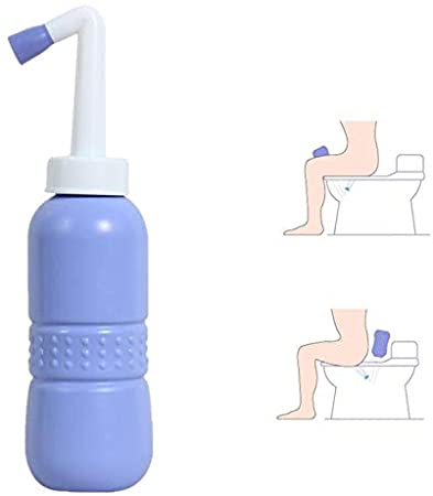 Finlon Portable Bidet Sprayer Travel Bidet Bottle for Hand Bidet Use Hygiene Cleaner for Pregnant Women Elderly People Personal Bidet Spray