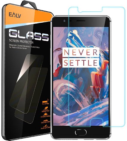Oneplus 3 Screen Protector, E LV Tempered Glass Ultra-Clear High Definition Screen protector perfect fit for Oneplus 3
