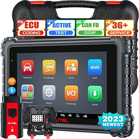 Autel MaxiSys MS906 Pro Scanner, ECU Coding Bi-Directional Car Diagnostic Scan Tool, 2023 Newest Ver. of MS906BT MK906BT MS906TS MS906, OE All System Diagnostics, 36  Services, FCA AutoAuth Access