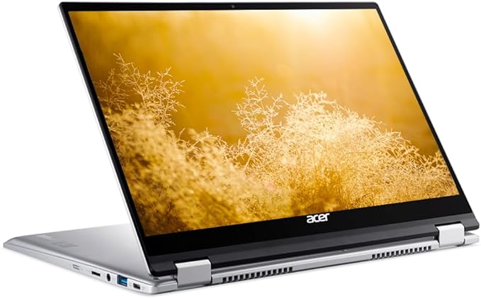 acer 2024 Convertible 2-in-1 Chromebook, 13.8" FHD IPS Touchscreen, Ryzen 3 Processor Up to 3.50GHz, 8GB SDRAM 128GB SSD, Ultra-Fast WiFi, Backlit Keyboard, Metal Chassis, Webcam, Chrome OS(Renewed)