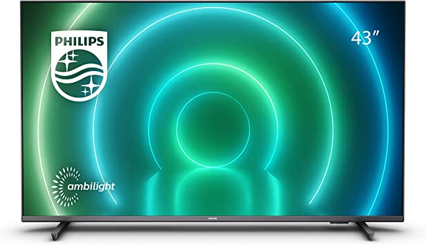 Philips 43PUS7906/12 43-Inch 4K LED TV | Ambilight, UHD & HDR10  | Dolby Vision & Dolby Atmos | Google Assistant Compatible