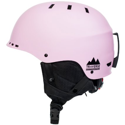Traverse Vigilis 2-in-1 Convertible Ski & Snowboard/Bike & Skate Helmet with Mini Visor