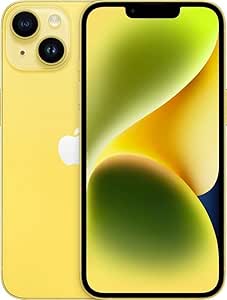 Apple iPhone 14, 128GB, Yellow - Unlocked (Renewed Premium)