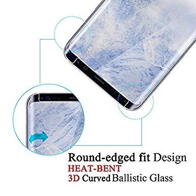 Galaxy S9 Glass Screen Protector, Auideas [9H Hardness] [Anti-scratches] [Anti-Fingerprint] [Bubble Free] Tempered Glass Screen Protector Film for Samsung Galaxy S9