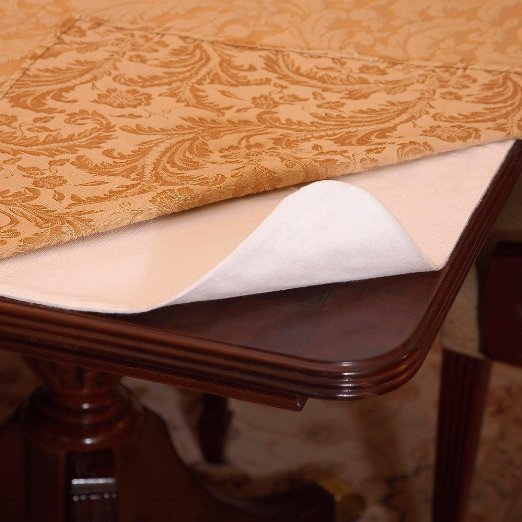 Deluxe Cushioned Heavy Duty Table Pad 52 X 108  with Flannel Backing