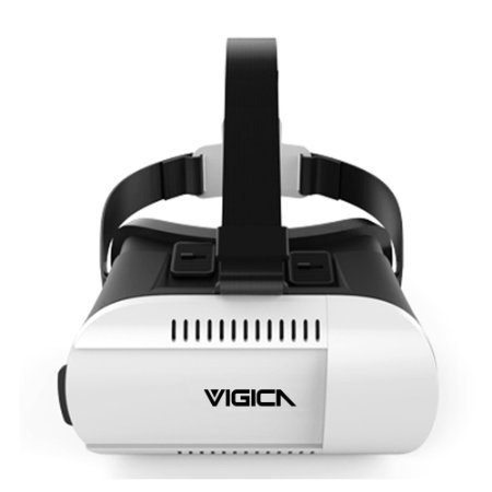 VIGICA Large FOV VR Virtual Reality 3D Video Movie Game Glasses Helmet Headset for 47-6 inch Smartphone iPhone Samsung Moto LG Nexus HTC vr