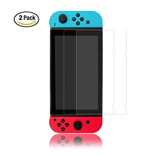 Screen Protector Glass for Nintendo Switch,Tempered Glass Screen Protector for Nintendo Switch [0.2mm] [2 packs]