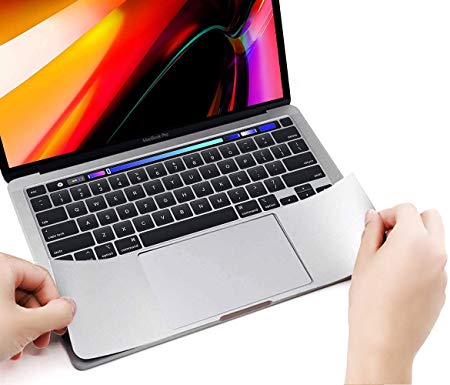 FORITO Palm Rest Cover Skin with Trackpad Protector Compatible 16 Inch MacBook Pro Model A2141, 2019 Released(Silver)