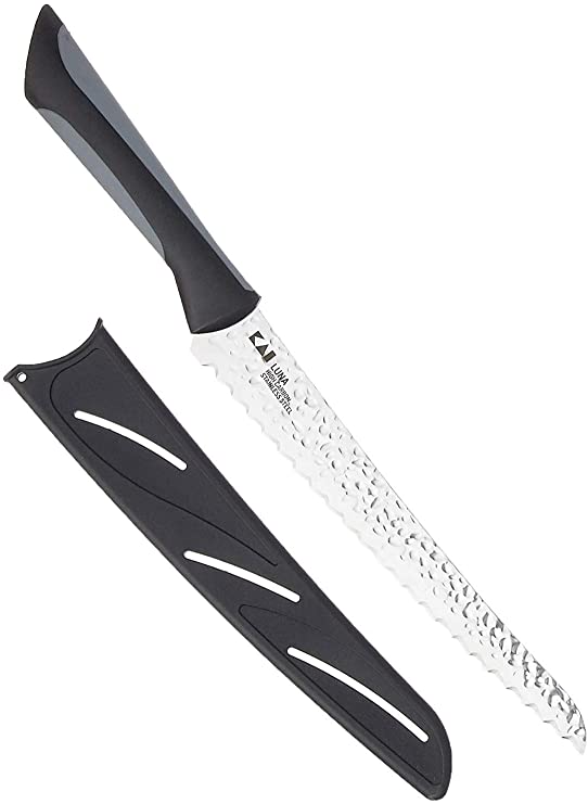 Kai AB7062 Soft Grip Handle Luna Bread Knife 9" Silver