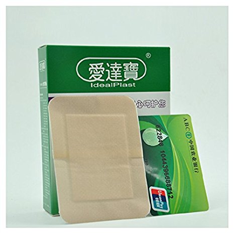 Pack of 30pcs Waterproof Breathable 4in*3in Large Adhesive Bandages for Large Wounds