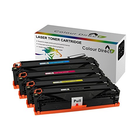 Full Set Colour Direct Compatible Toner Cartridges Replacement For Dell 1250c 1350cnw 1355cn 1355cnw C1760 C1760nw C1765 C1765nfw Printers