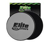 2 Core Sliders - 1 Rated Gliding Discs for Exercise on Amazon - Dual Sided for Use on Carpet or Hardwood Floors - Very Effective Core Trainer and Abdominal Exercise Equipment