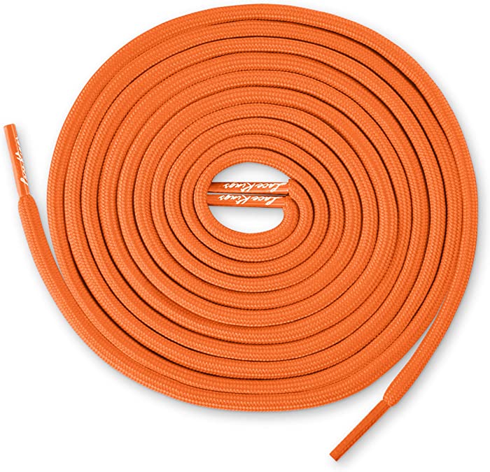Lace Kings Round Shoelaces (Orange - 45in)