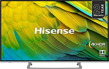 Hisense H43B7500UK 43-Inch 4K UHD HDR Smart TV with Freeview Play (2019)
