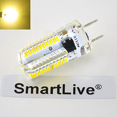 SmartLive 110v 4w G8 Dimmable LED Light Warm White 3000k 30W40W Halogen Replacement For Chandelier Crystal Ceiling Lamp Light in Bath roomBed roomLiving room65292Kitchen