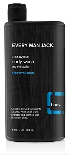 Every Man Jack Body Wash, Shea Butter, 16.9 Fl Oz