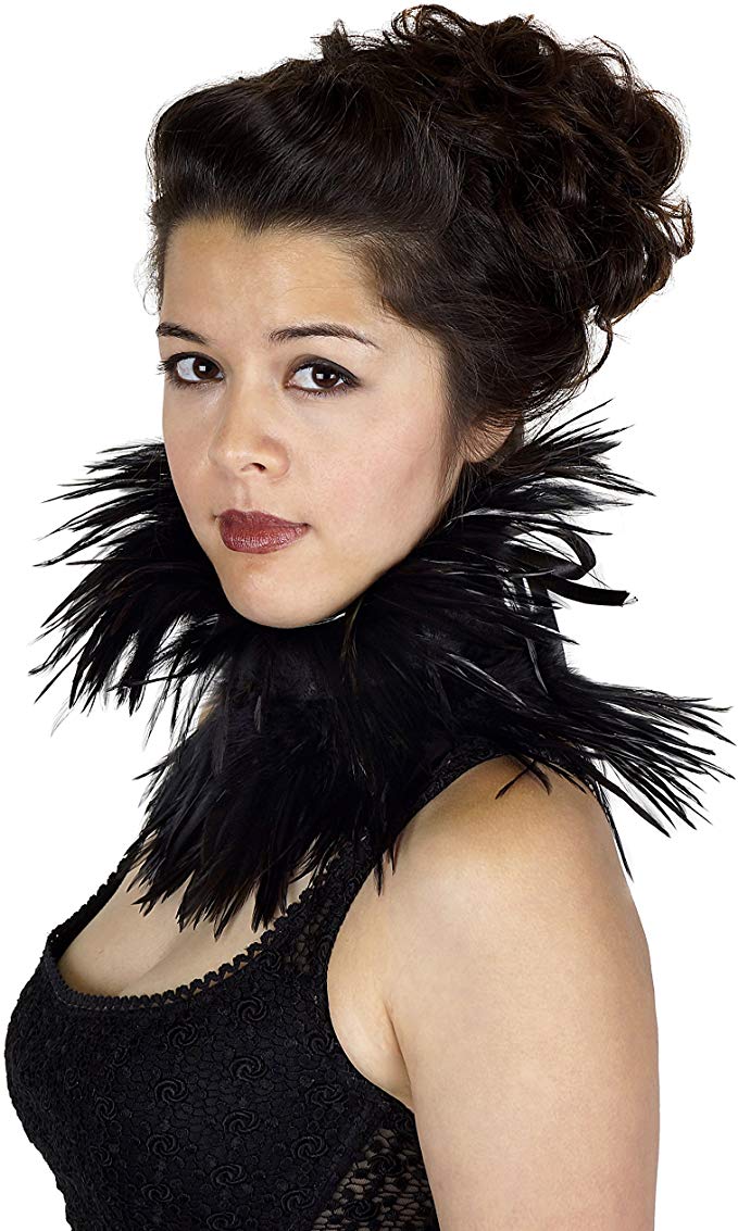 Zucker Feather Products Feather Choker, Black