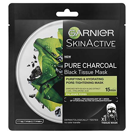 Garnier Charcoal and Algae Hydrating Face Sheet Mask