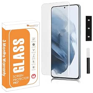 OpenTech® UV Tempered Glass Screen Protector Compatible For Oneplus 12R (6.78 inches) Curved Edge To Edge Coverage And Easy Installation Kit