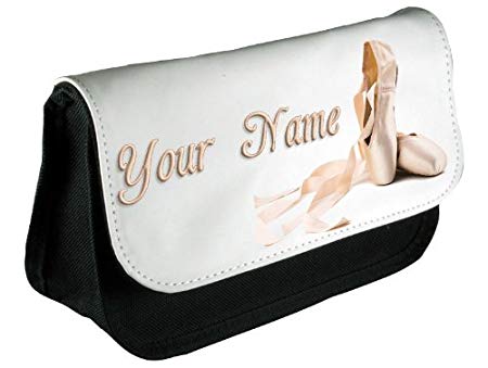 Personalised Ballet Shoes Pencil / Make Up Case