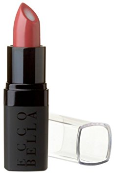 Ecco Bella FlowerColor Vitamin E Lip Smoother for All Natural Lip Protection - Vegan, Paraben-Free and Gluten-Free - Rhubarb, .13 oz