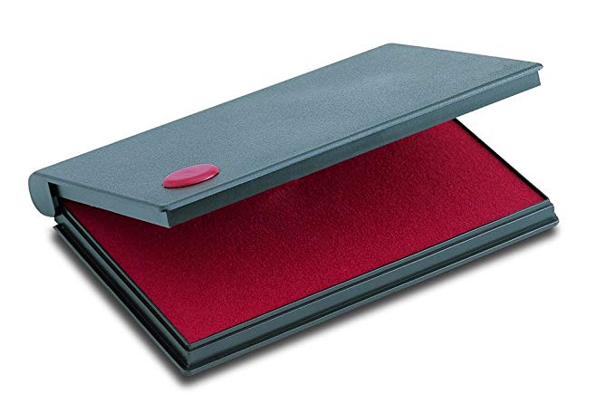 2000Plus Stamp Pad, Felt, Size #2, Red Ink (090411)