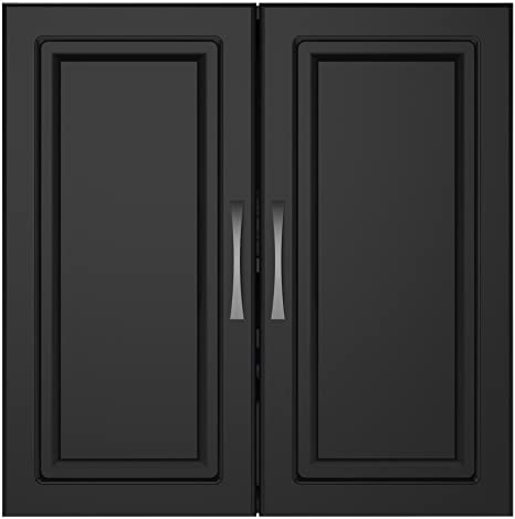 SystemBuild 24" Kendall Utility Storage Cabinet, Black