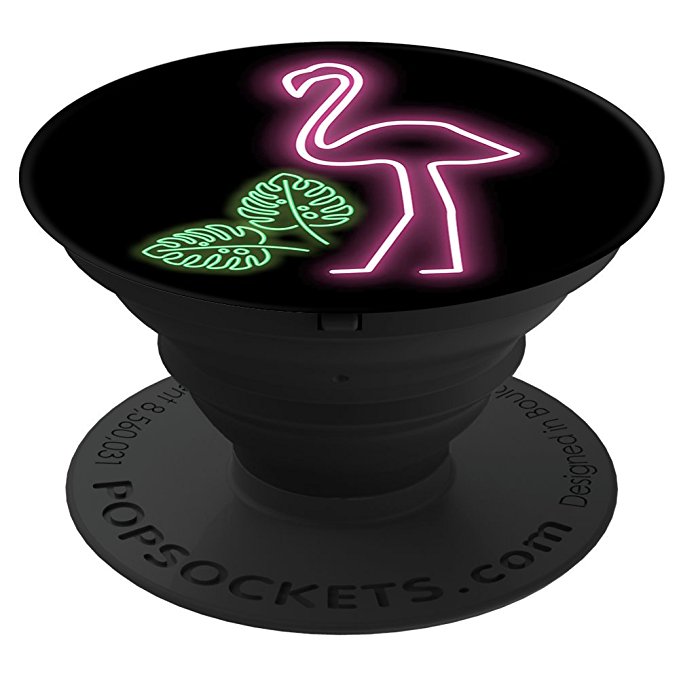 PopSockets: Collapsible Grip & Stand for Phones and Tablets - Flamingo Vice