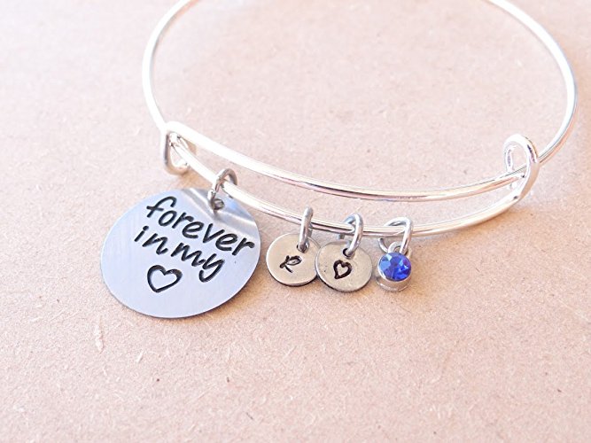 Forever in my Heart Bracelet, jewelry, best friend jewelry, best friend bracelet, memorial jewelry