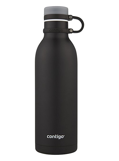 Contigo Matterhorn Water Bottle, 32 oz., Stainless Steel, Matte Black