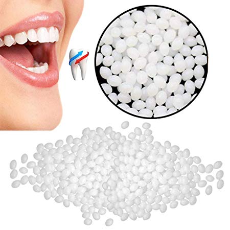 Temporary Tooth Repair Kit-Thermal Beads for Filling Repair the Missing and Broken Tooth or Adhesive the Denture Fake Teeth Braces Veneer For you Snap On Instant and Confident Smile