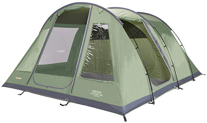 Vango Odyssey Family Tunnel Tent, Epsom Green, 600