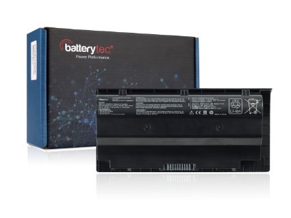 8 CELLS Batterytec® Laptop Battery for ASUS A42-G75, ASUS G75 G75V G75VM G75VM G75VX, ASUS G75 3D, G75V 3D, G75VM 3D, G75VW 3D, G75VX 3D. [14.4V 4400mAh, 1 Year Warranty]