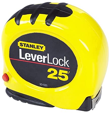 Stanley 30-825 25-Foot-by-1-Inch LeverLock Tape Rule