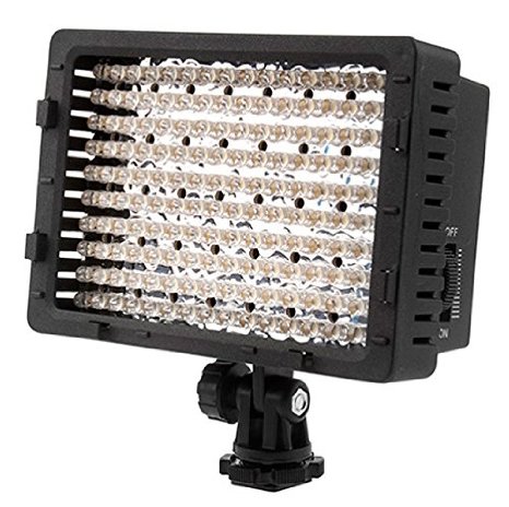 NEEWER® 160 LED CN-160 Dimmable Ultra High Power Panel Digital Camera / Camcorder Video Light, LED Light for Canon, Nikon, Pentax, Panasonic,SONY, Samsung and Olympus Digital SLR Cameras